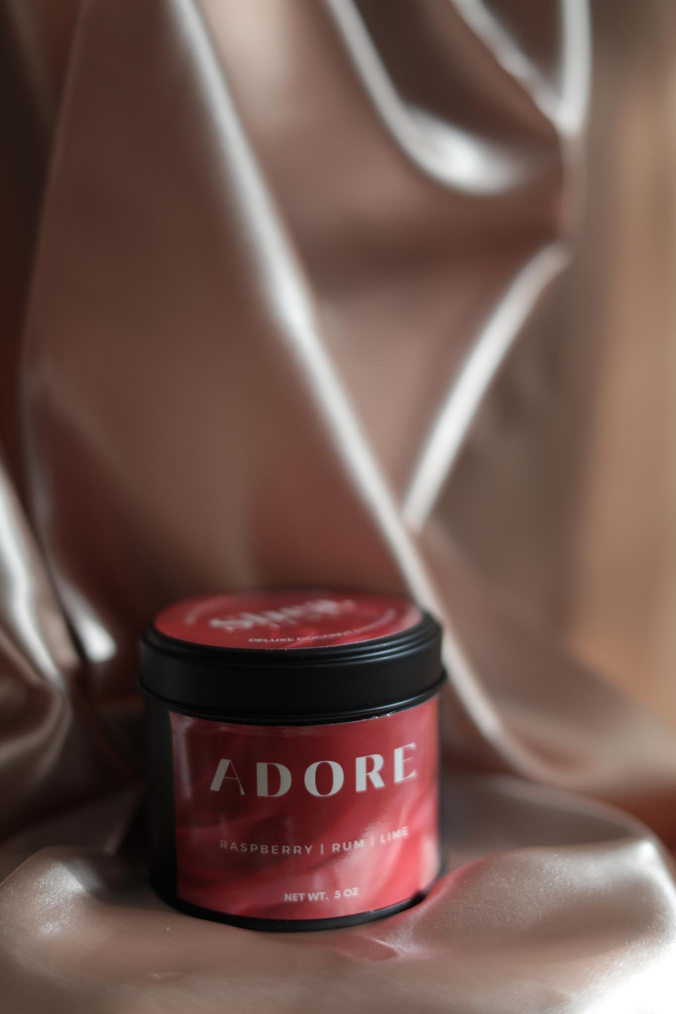 Adore | Coconut & Rapeseed Wax | 5oz Tin Candle