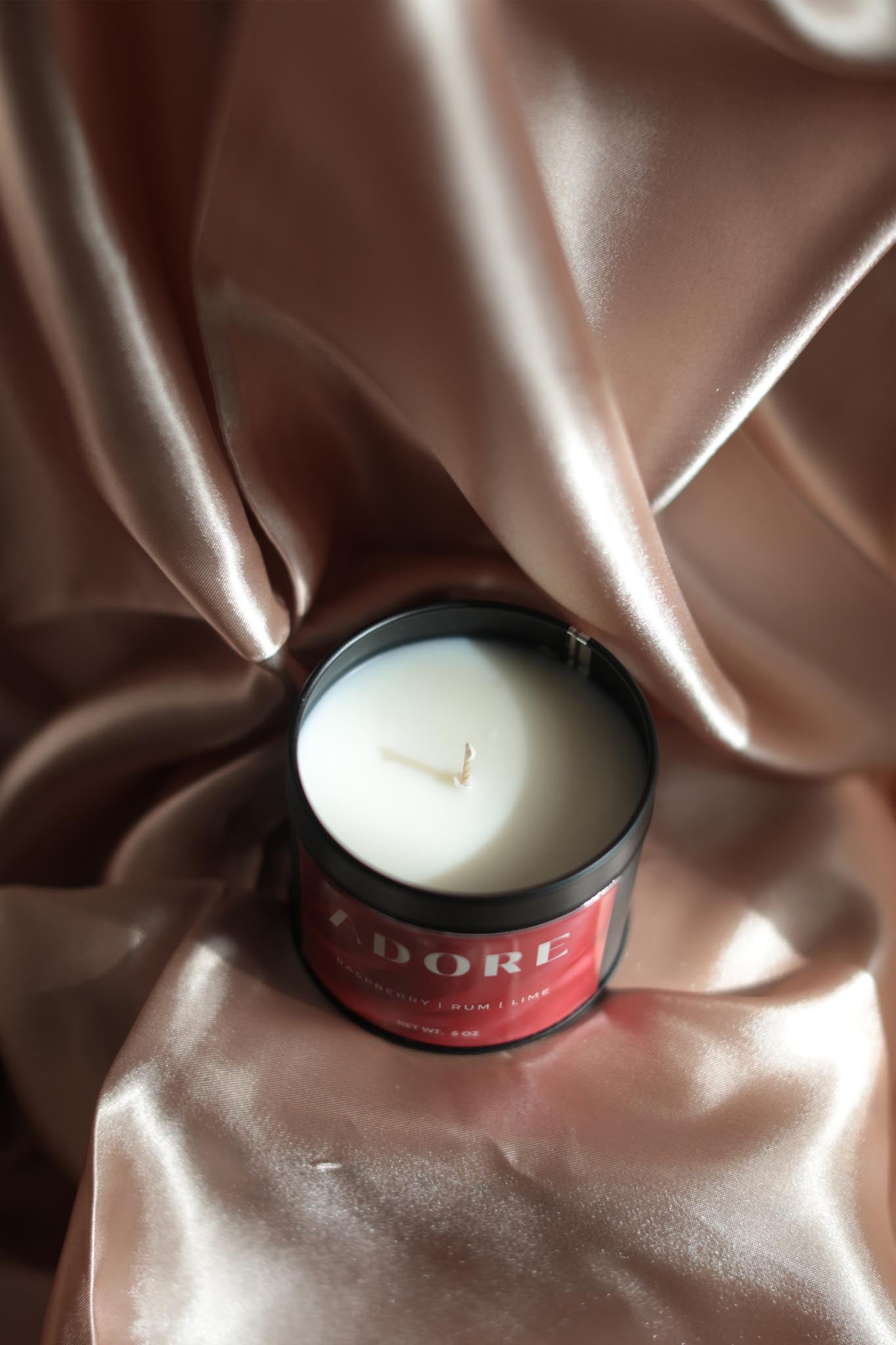 Adore | Coconut & Rapeseed Wax | 5oz Tin Candle