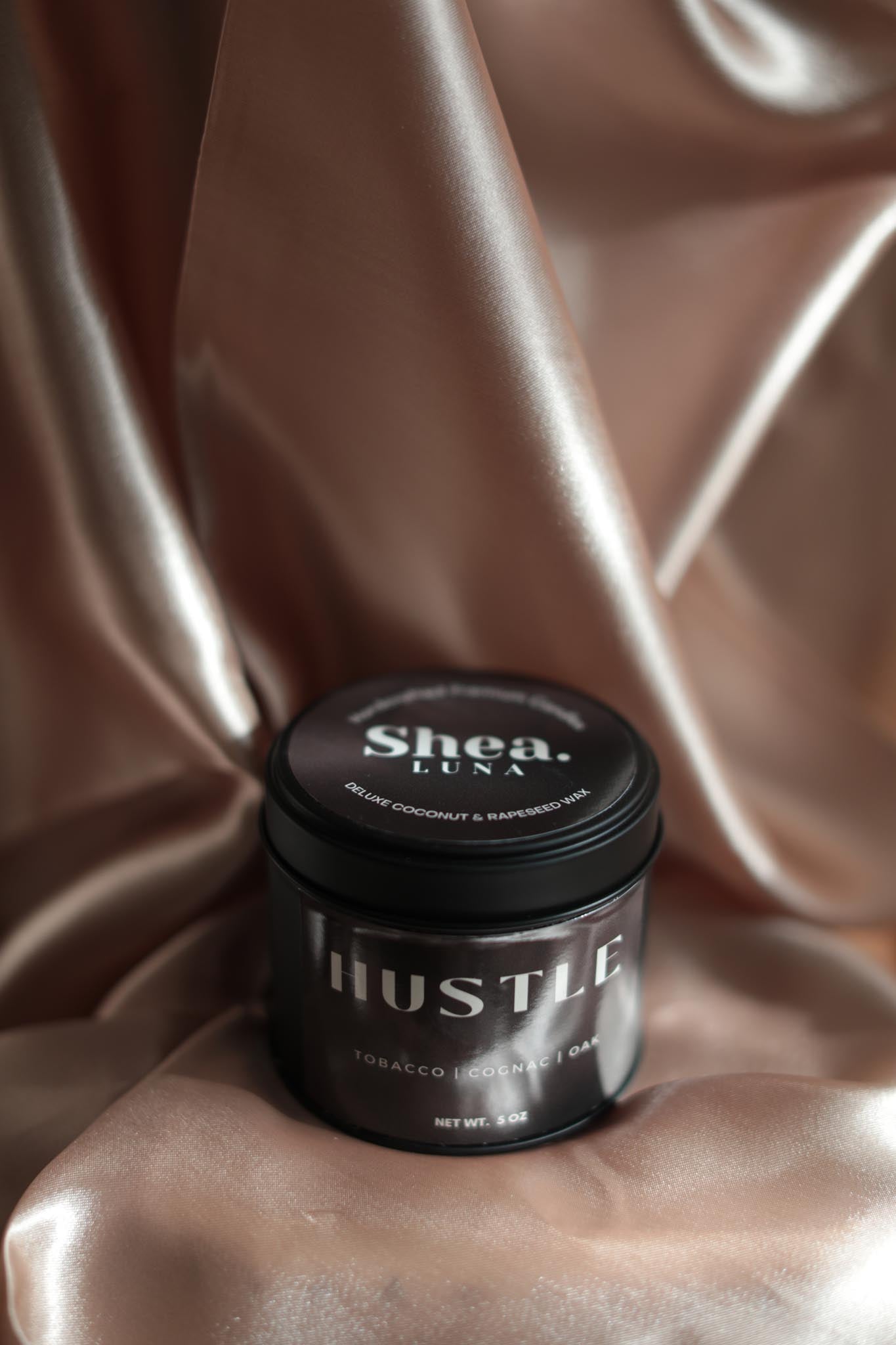 Hustle | Coconut & Rapeseed Wax | 5oz Tin Candle